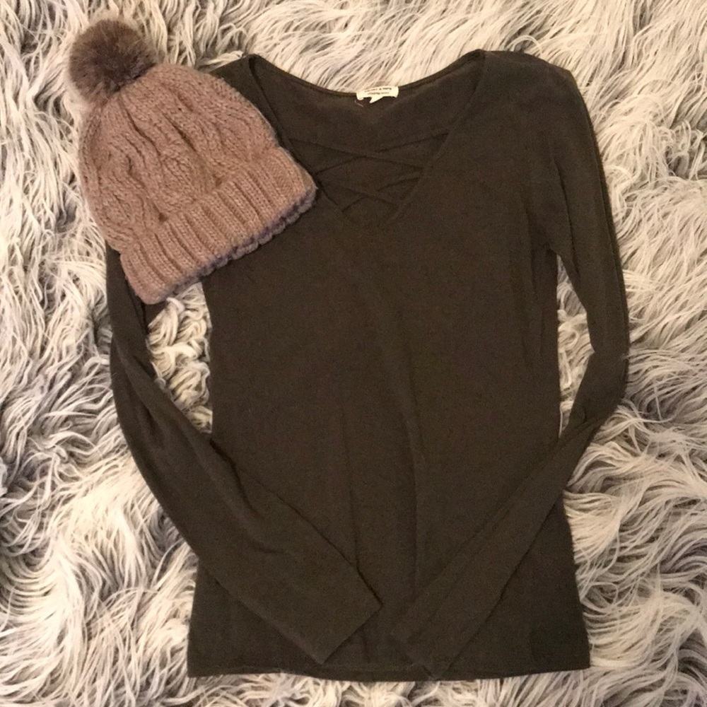 Olive Green Top
